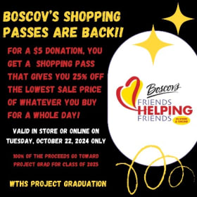 Boscov’s Shopping Pass item
