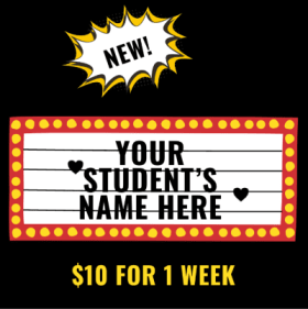 Shout Out Sign Message item