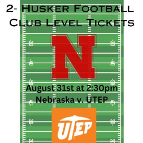 2 Husker Club Level Tickets! item