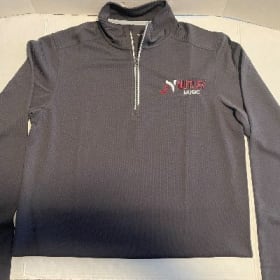 Nutley Music - Embroidered 1/4 Zip - Grey item