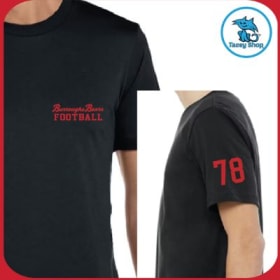 G - TEE- Unisex Front POCKET area + SLEEVE Personalized Tee item