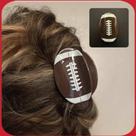 Y - HAIR - Football Hair Clip item