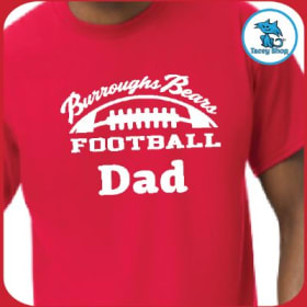 I- TEE - Burroughs Football Dad Short Sleeve item