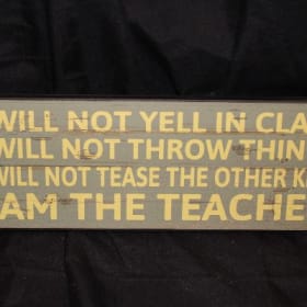 Wood Sign item