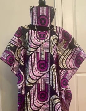 Homemade caftan with premade wrap item