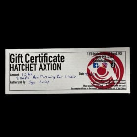 Axe Throwing for Two item