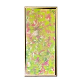 Andrew Ross painting: Oil on Canvas, framed, 20 x 42 item