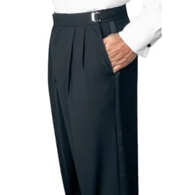 Black tuxedo pants item