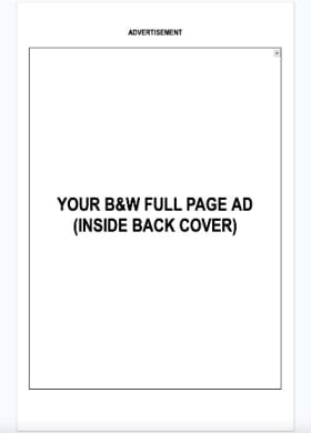 Inside Back Cover Ad (Full Page) item