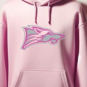 Wolf Logo Pink Hoodie (Pre-Order) item