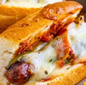 Sausage Sandwich with Cheese item