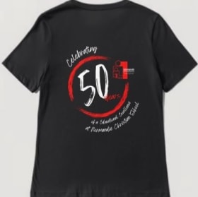 NCS 50th Anniversary Alumni T-Shirt Women's V-Neck item