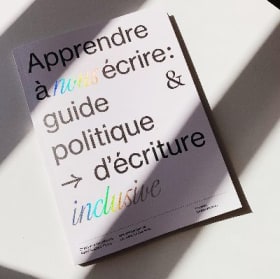 Guide d’écriture inclusive item