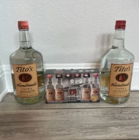 Tito’s Vodka Basket $125 value item