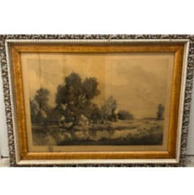 Item #001 - Etching by Robert C Minor item