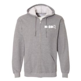 ON SALE Adult Zip Hoodie - Heather Grey item