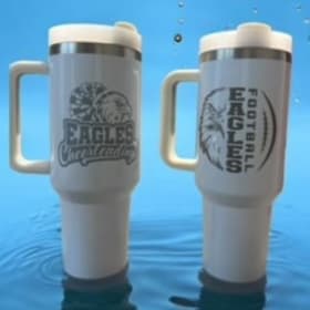 Metal Tumbler - Football item