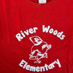 River Woods T-Shirt style #2 (Red: Youth S) item