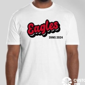 Shirt-#1) EAGLES SVMS - WHT (XX-Large) item