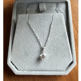 Item #0029 - 14K White Gold Solitaire Diamond Necklace item