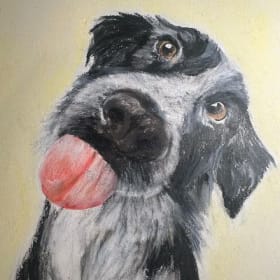 Beyza Coban: Original Dog Painting item