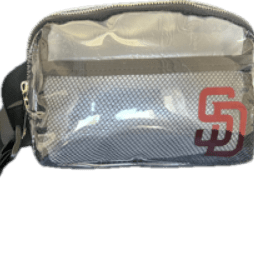 Clear Stadium Bag - Black Fanny Pack item