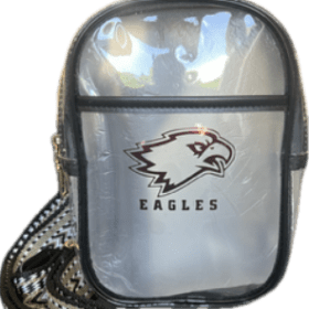 Clear Stadium Bag - Black Crossbody item