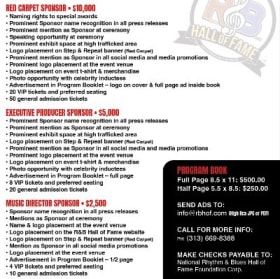 Full Page Ad in program book item