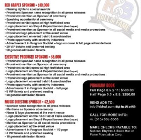 Music Director Sponsor item