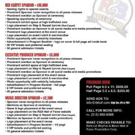 Red Carpet Sponsor item