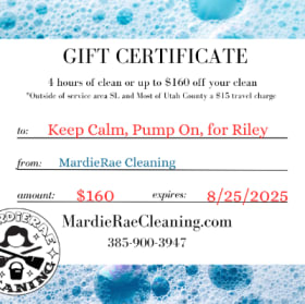 MardieRae Cleaning Certificate item