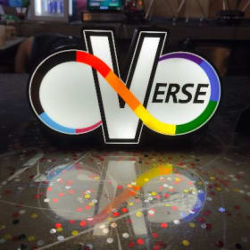 3D Printed VERSE LED Sign item