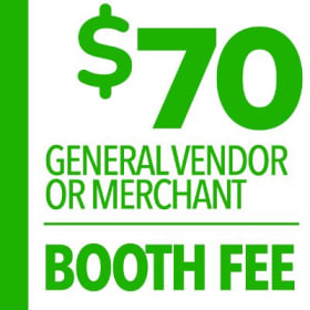 General Vendor/Merchant Booth Fee item