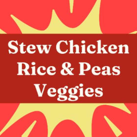 Stew Chicken with Rice & Peas item