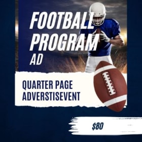 Football Program Ad  - Quarter Page item