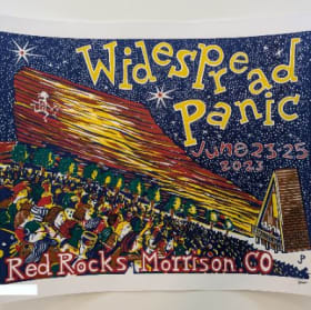 2023 Widespread Panic Red Rocks poster by Jim Pollock item