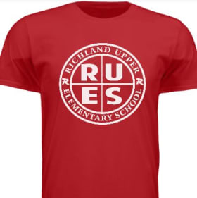 Adult XL-Red with white RUES item