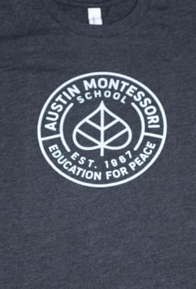 AMS Logo Youth T-Shirt, Heather Gray item