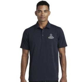 AMS Logo Men's Polo, Navy item