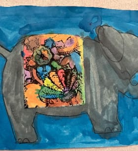 Casey's Art - Elephant item