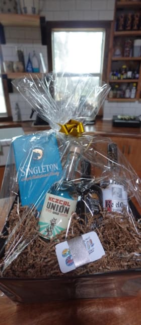 Magnificent basket of mixologist's delights! (#1) item