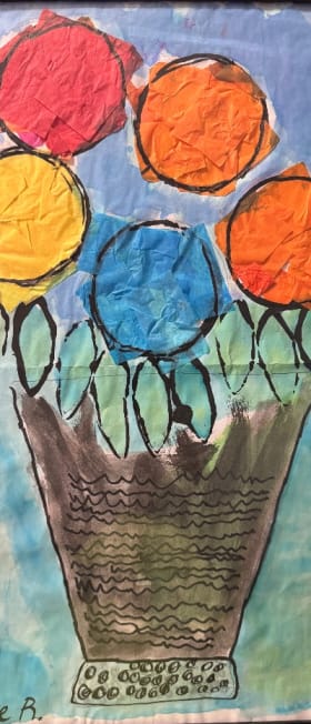 Caroline's Art - Flowers in a Vase item