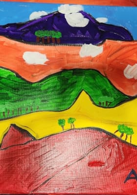 Austin Art - Rainbow Hills item