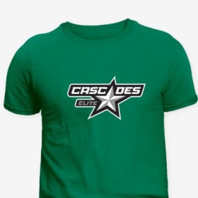 T-shirt vert Cascades nouveau logo item