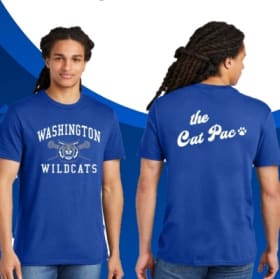 “the Cat Pac” Tshirt - Lacrosse Logo item