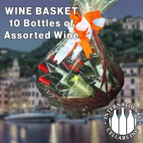 Wine Basket - 10 Assorted Bottles item