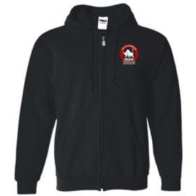 Medium-Black Zip-Up Hoodie item