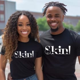 SKIN! Unisex T-shirt item