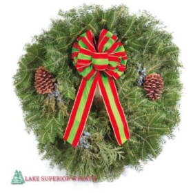 25" Lake Superior Wreath item