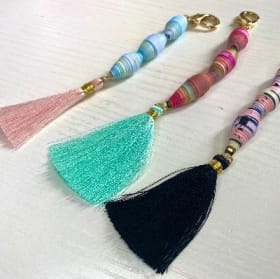 Buddy Pass Gratitude Bead Keychains item